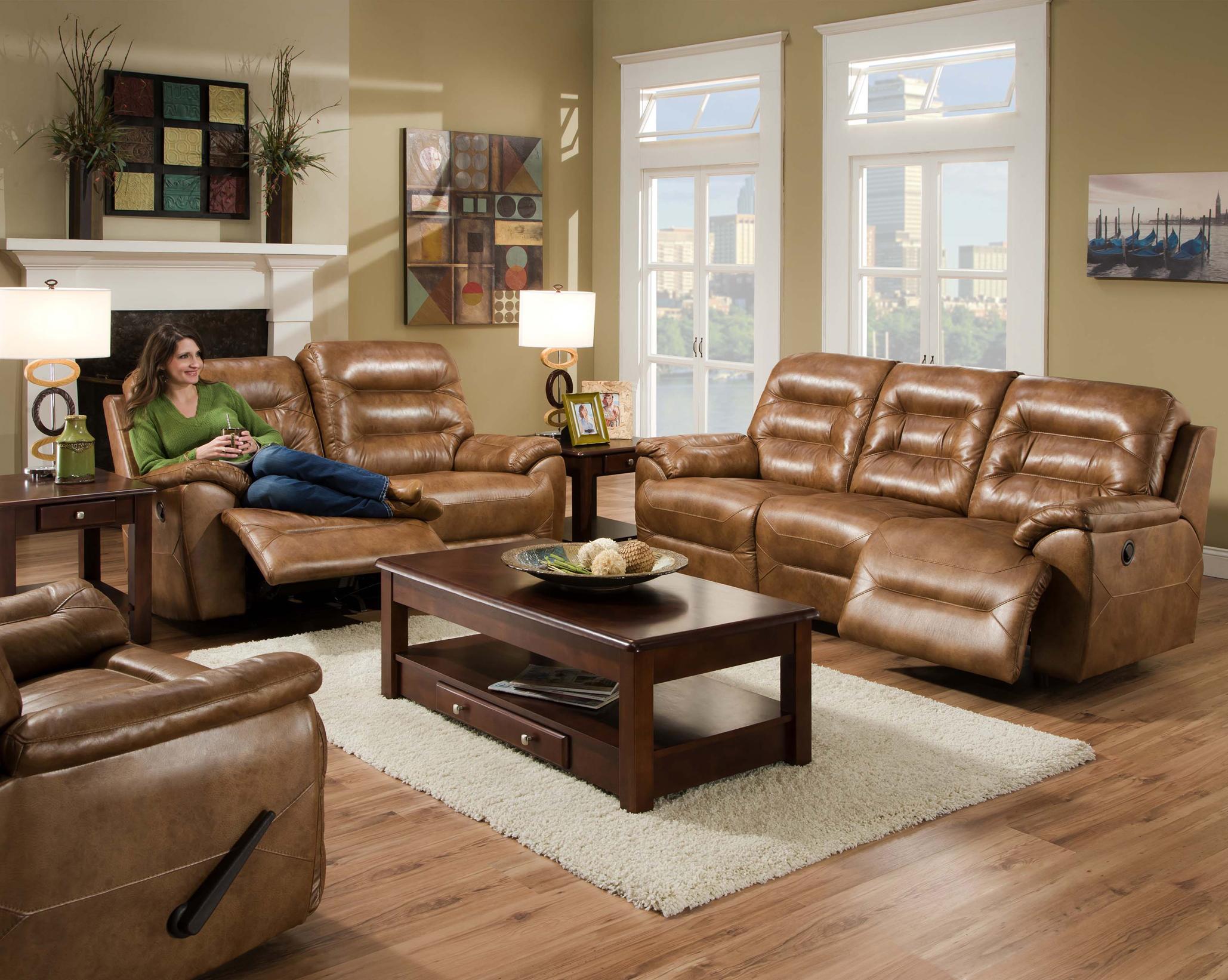 Franklin Freedom Three Seat Reclining Sofa AHFA Reclining Sofa